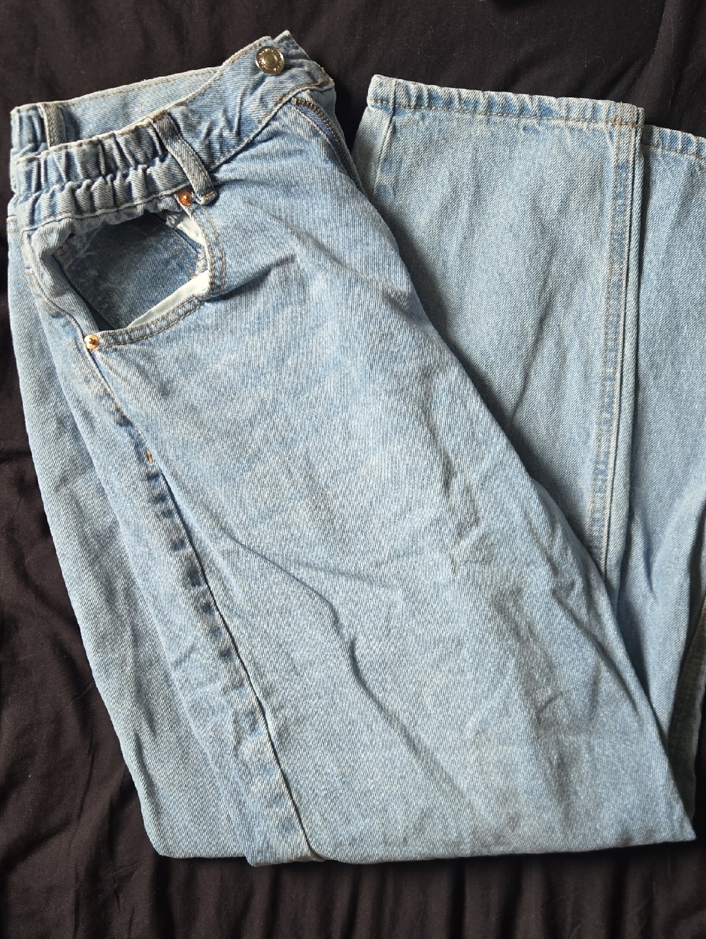 Light Blue Distressed Jeans